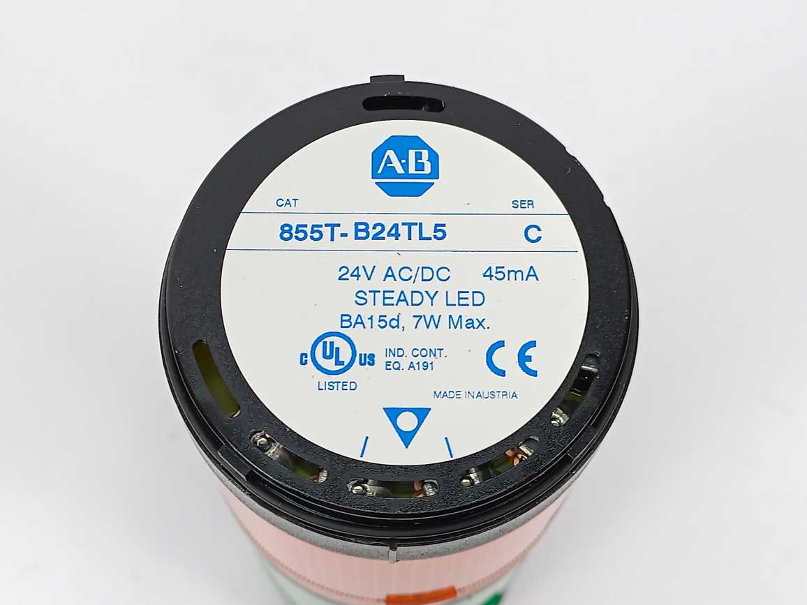 AB 855T-BPM10 Ser. B Stacking Light Base W/ 4 Color Lights