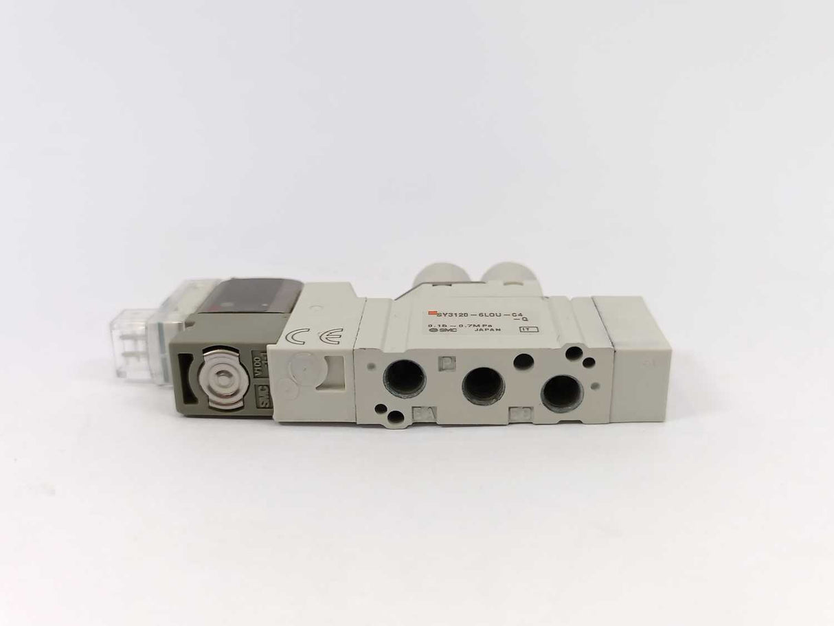 SMC SY3120-6LOU-C4-Q SY3000 5 Port Solenoid Valve, 0.15 ~ 0.7 M Pa