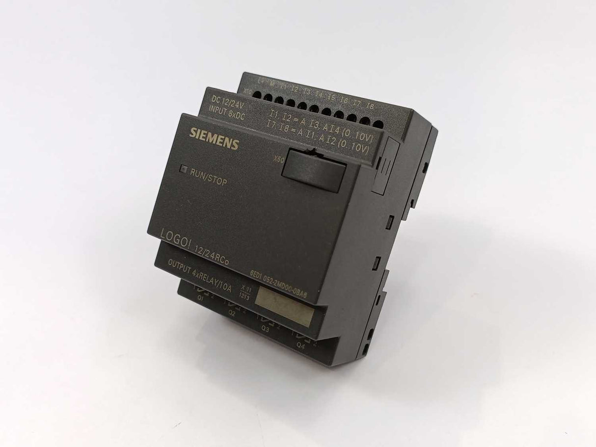 Siemens 6ED1 052-2MD00-0BA6 LOGO! Output Module, 4xRELAY/10A, DC 12/24V
