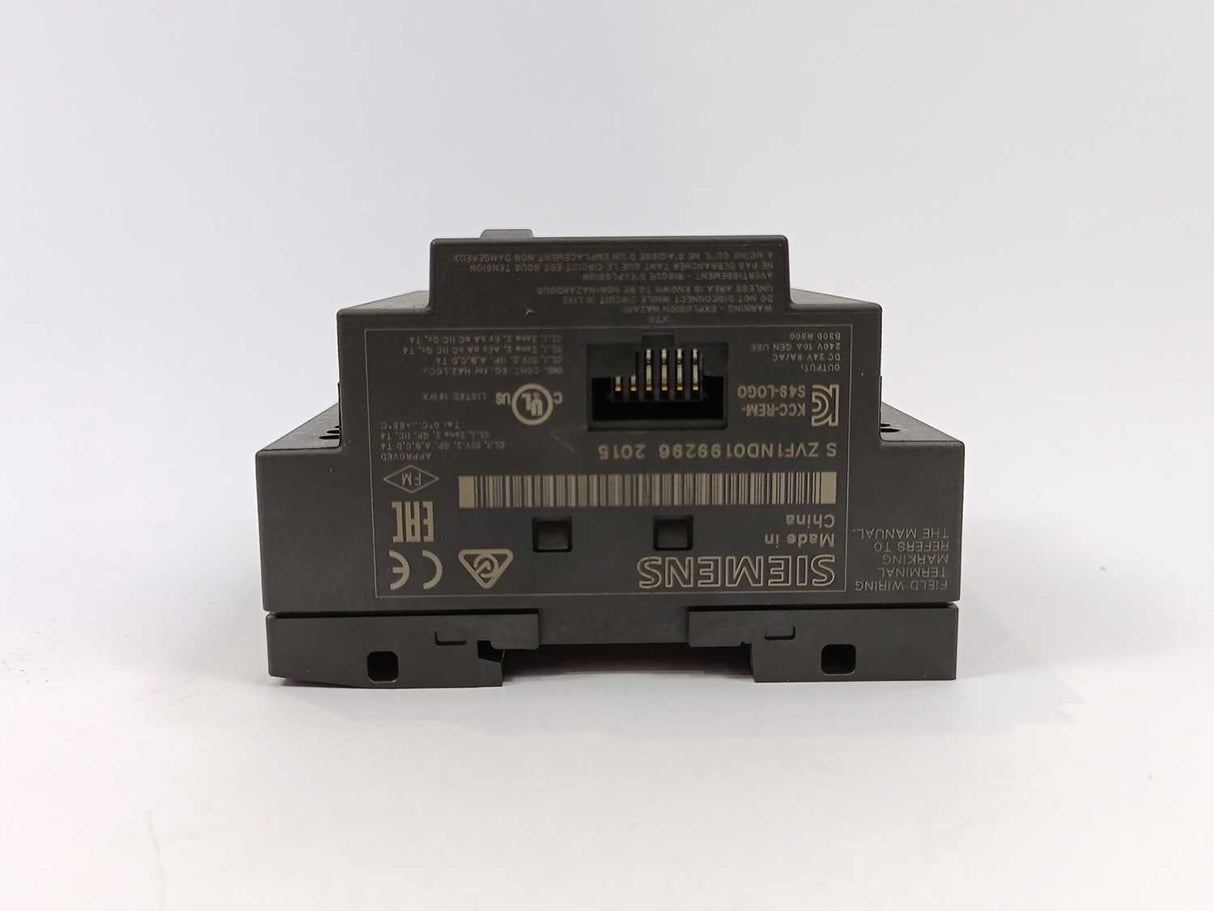 Siemens 6ED1 052-2MD00-0BA6 LOGO! Output Module, 4xRELAY/10A, DC 12/24V