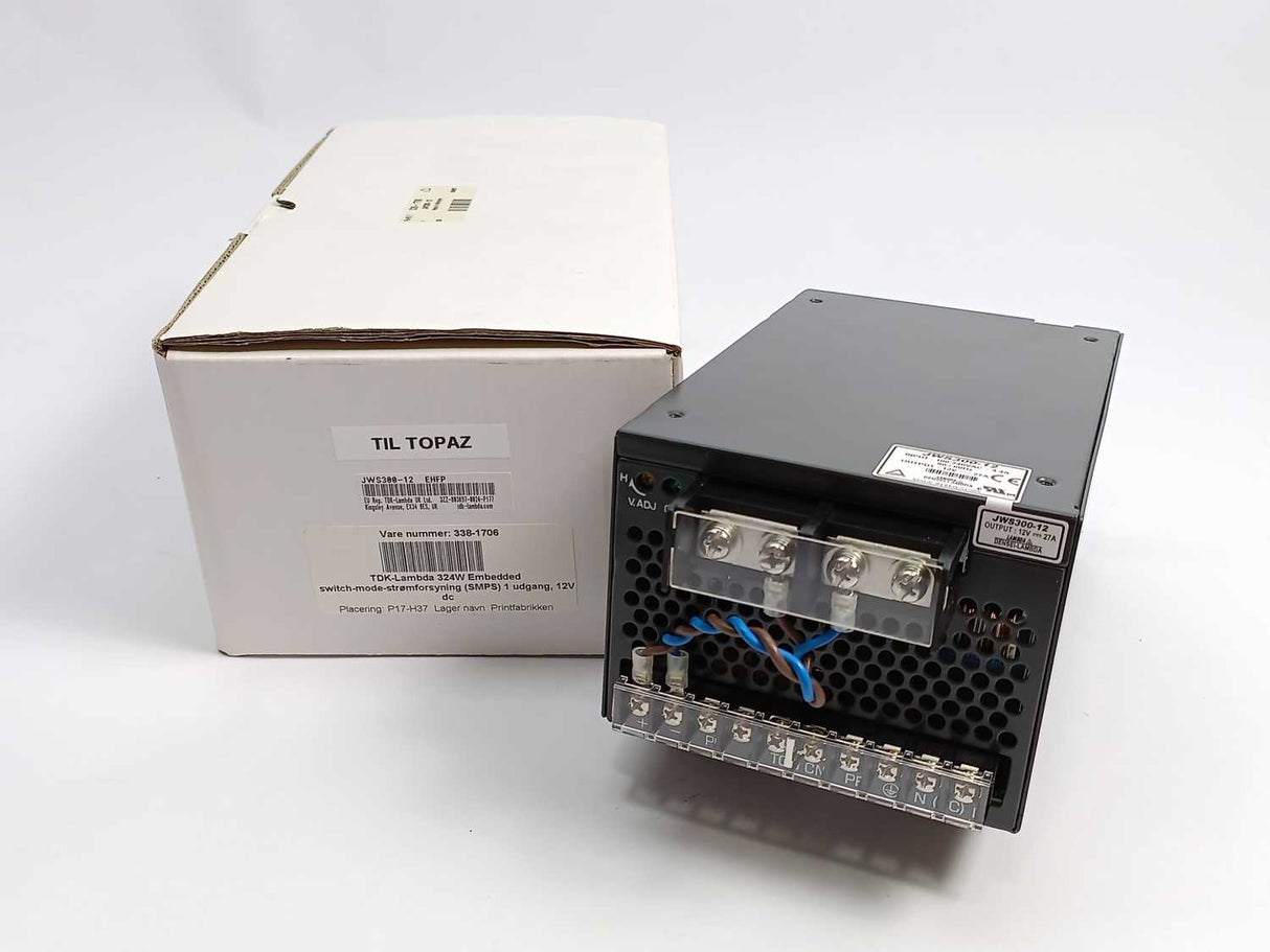 Densei-Lambda JWS300-12 Power Supply 12V 27A 50/60Hz