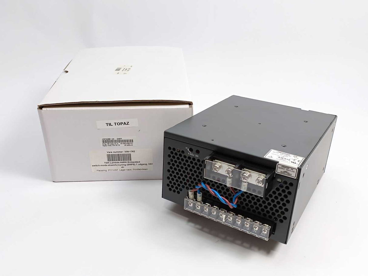 Densei-Lambda JWS600-24 Power Supply 24V 27A 50/60Hz