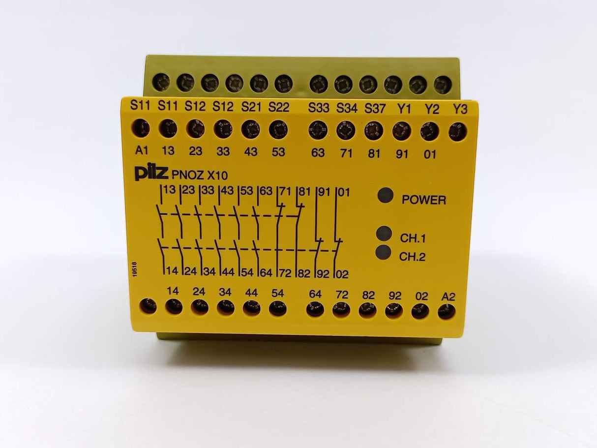 Pilz 774709 PNOZ X10 24VDC 6n/o 4n/c 3LED