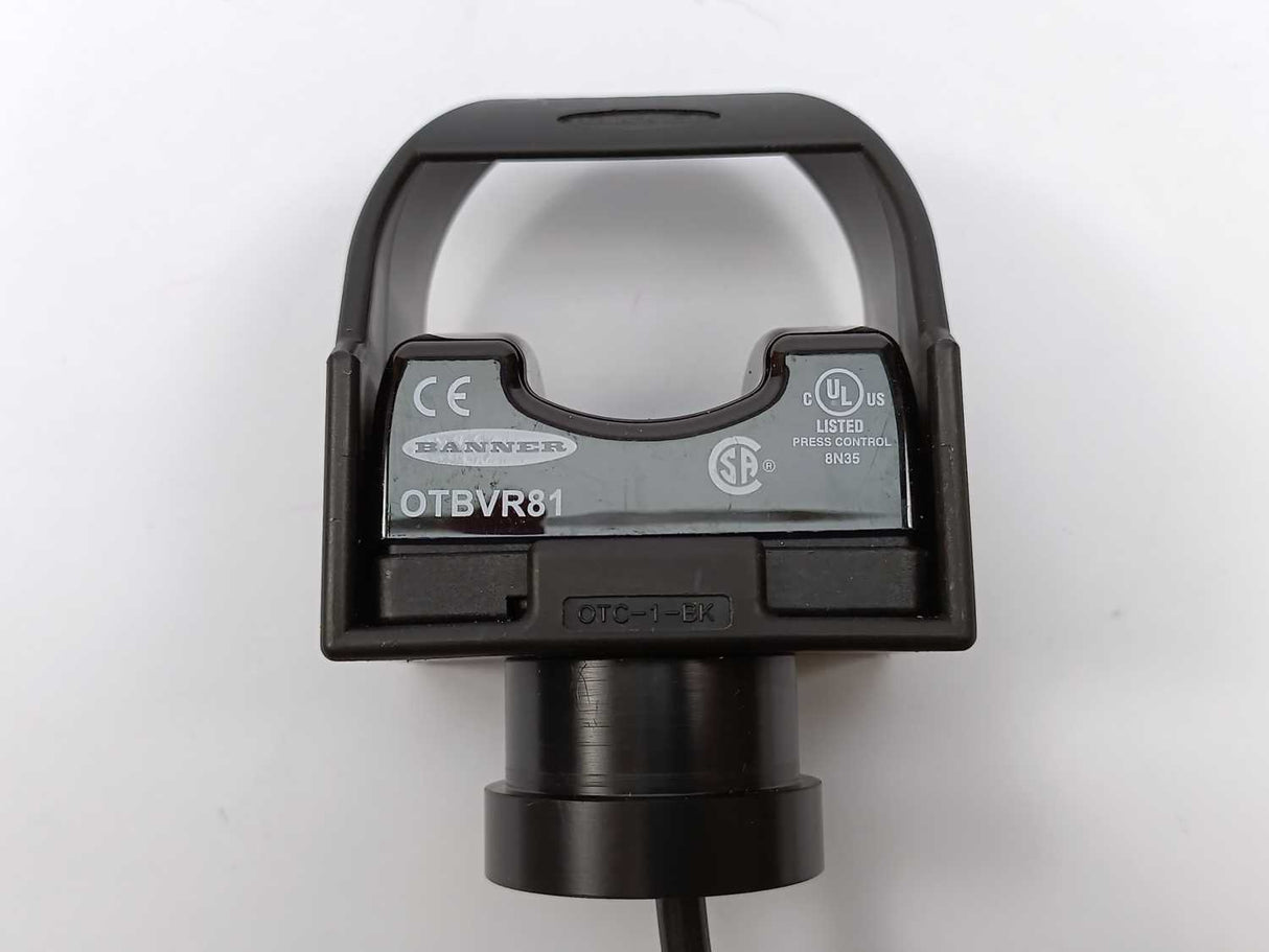 BANNER 33080 OTBVR81 MOMENTARY ACTION TOUCH BUTTON w/Black