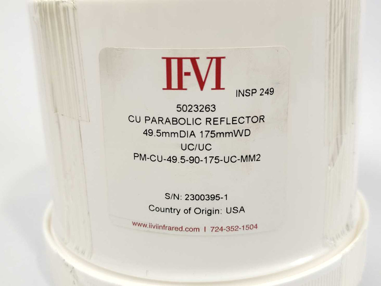 II-VI Infrared PM-CU-49.5-90-175-UC-MM2 CU PARABOLIC REFLECTOR, 5023263