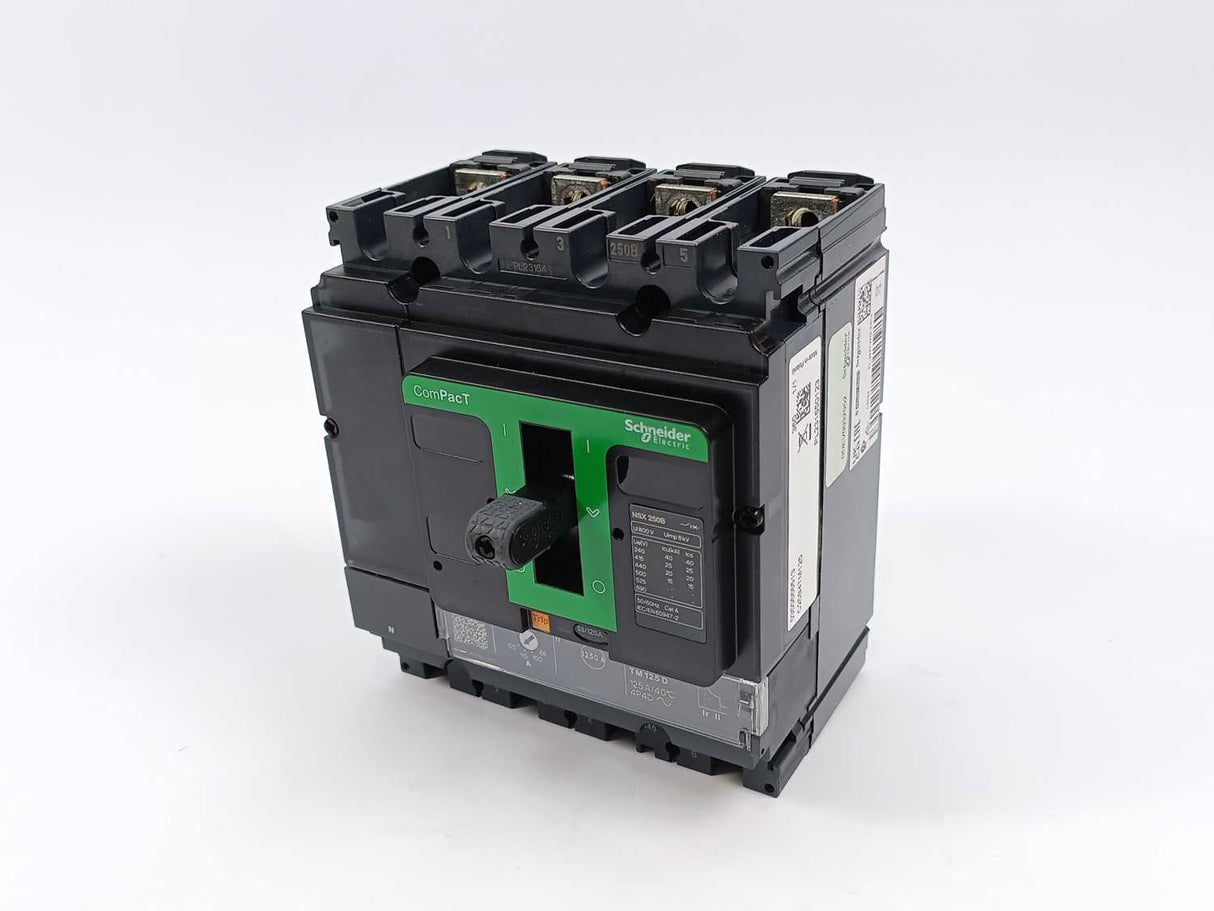 Schneider Electric C25B4TM125 3322738219 NSX250B 25kA/415VAC Circuit Breaker