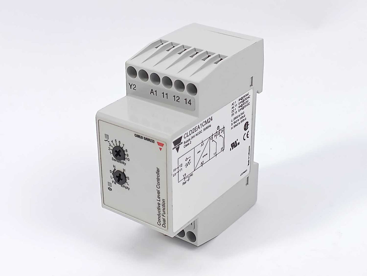 Carlo Gavazzi CLD2EA1CM24 2-Point Level Controller with Potentiometer