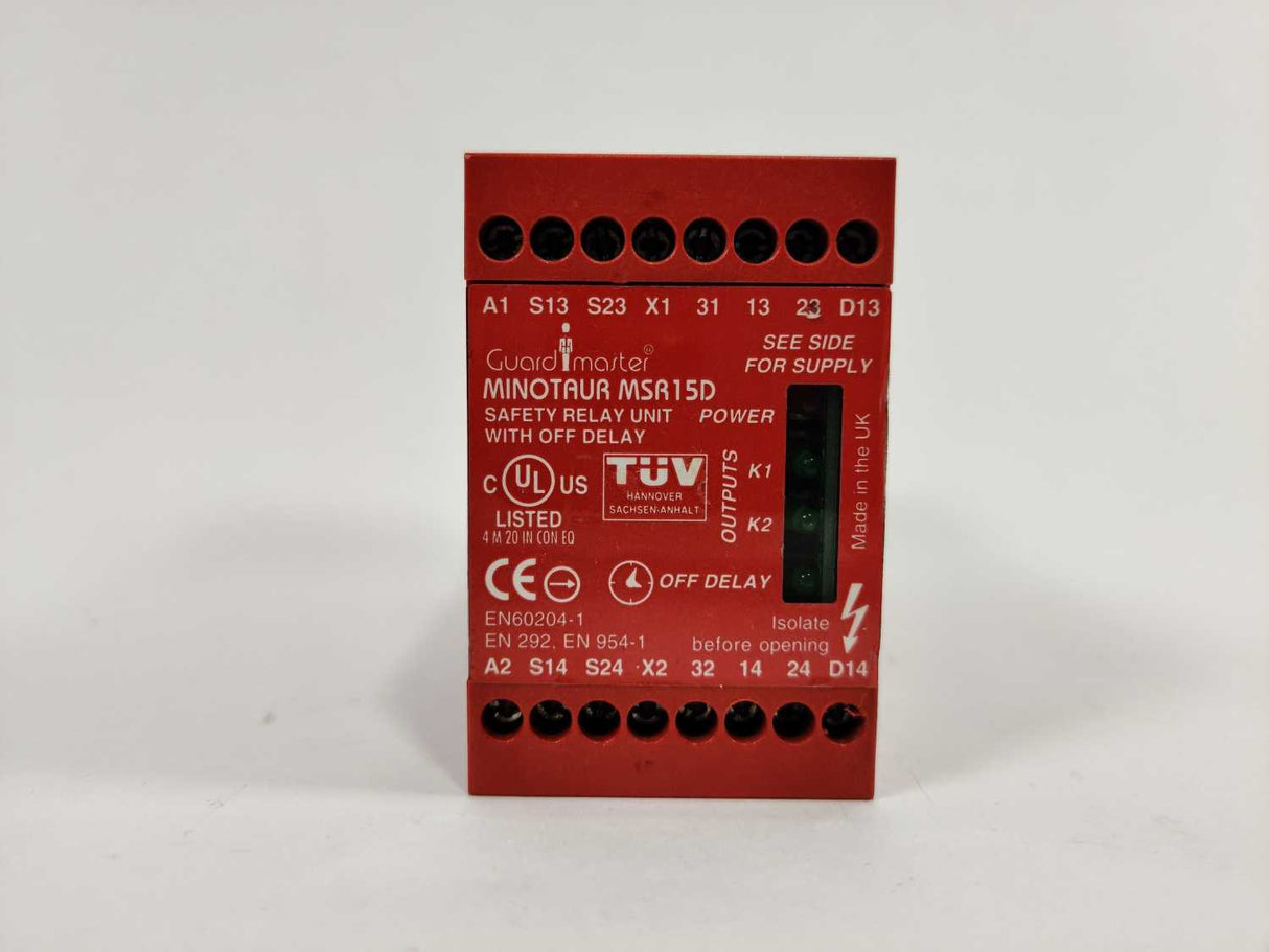 AB 440R-M23057 Ser.A Minotaur MSR15D Safety Relay Unit 24VAC