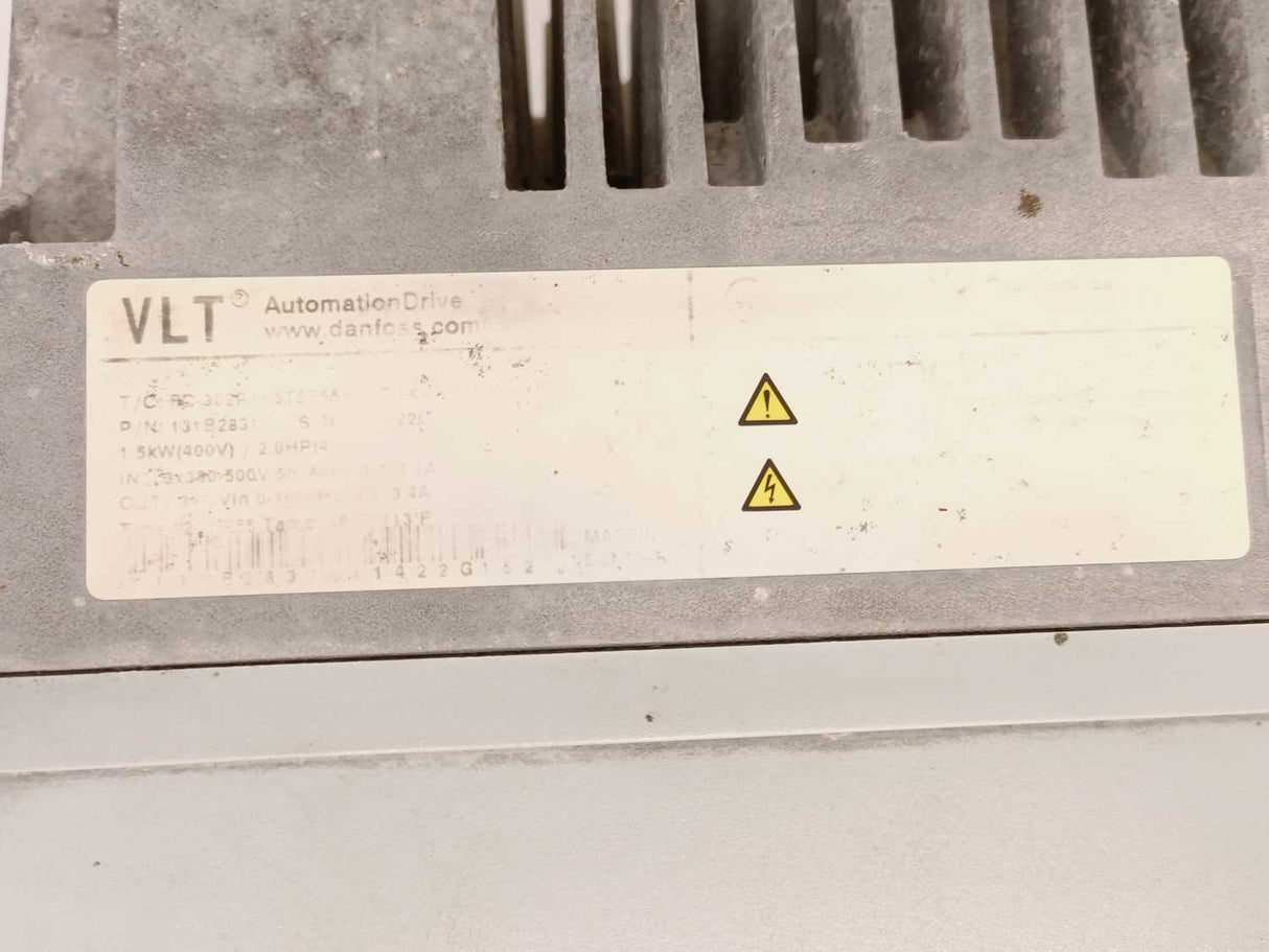 Danfoss 131B2831 VLT AutomationDrive FC-302 FC-302P1K5T5E55