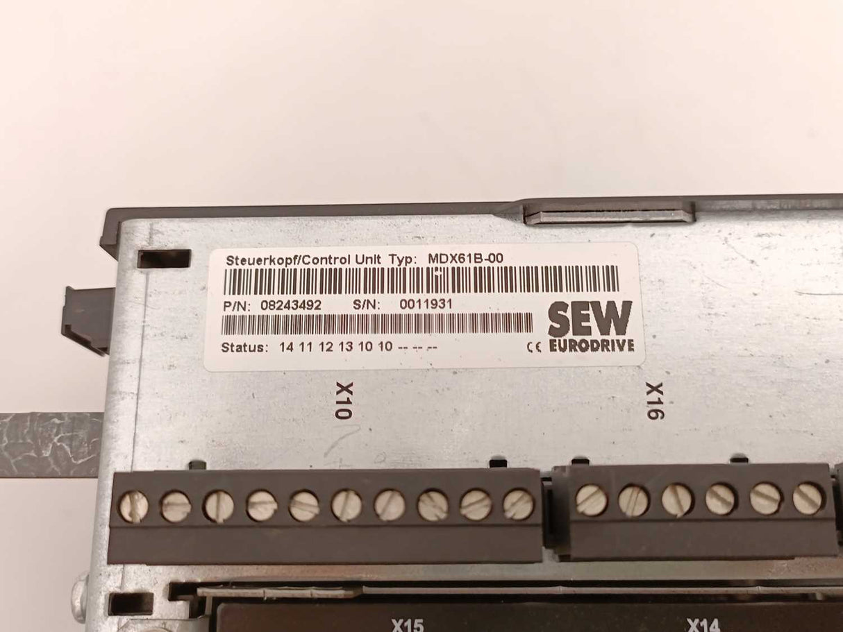 SEW-EURODRIVE  MDX61B0110-5A3-4-00 08279632 Movidrive w/ MDX61B-00 Control Unit