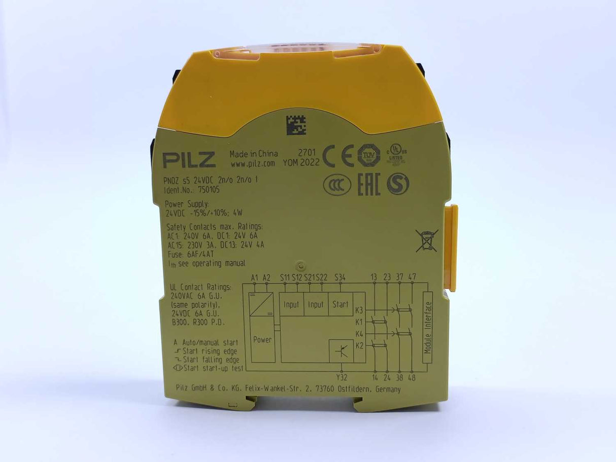 Pilz 750105 Safety Relay