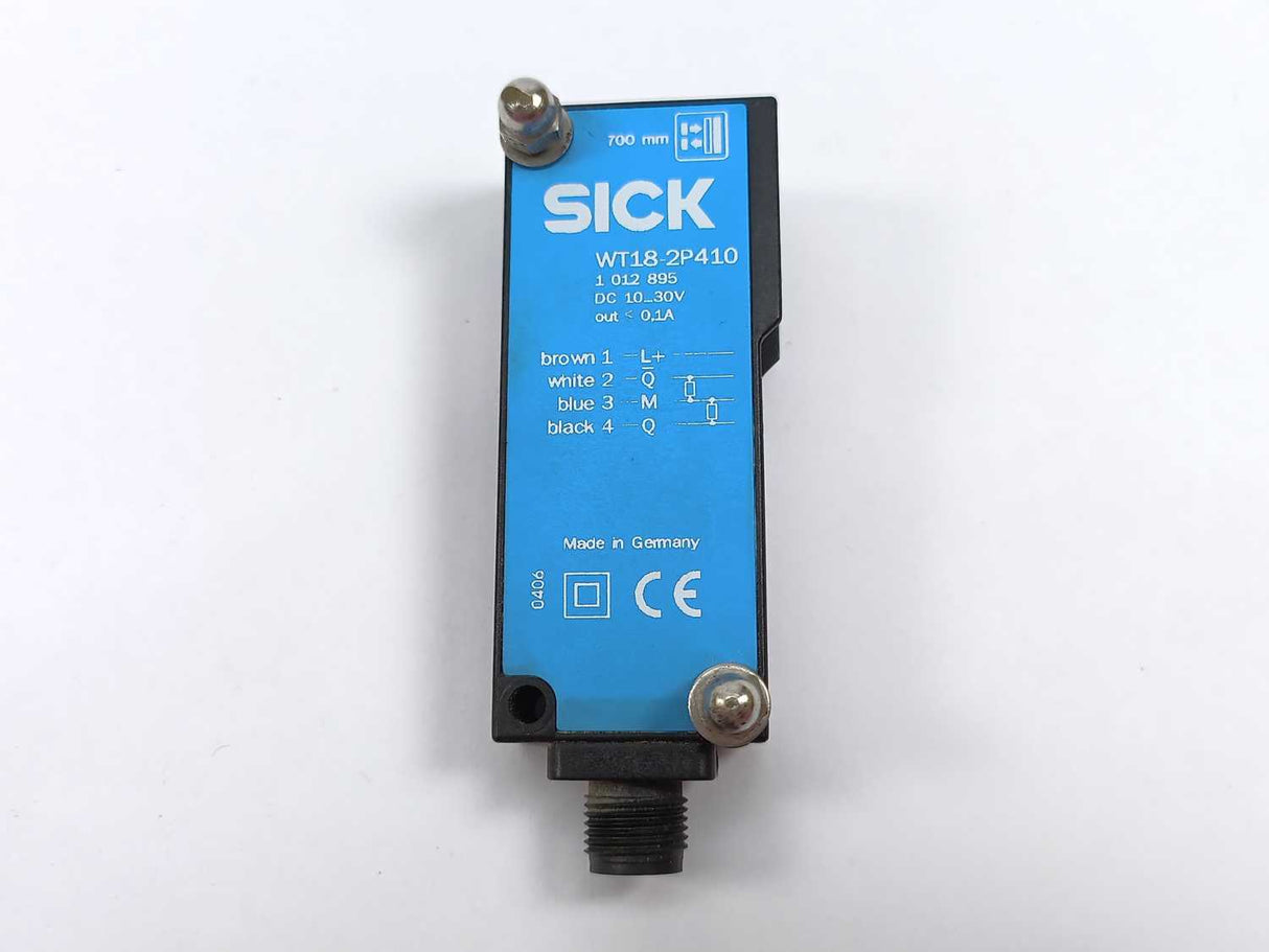 SICK 1012895 WT18-2P410, Photoelectric Proximity Sensor