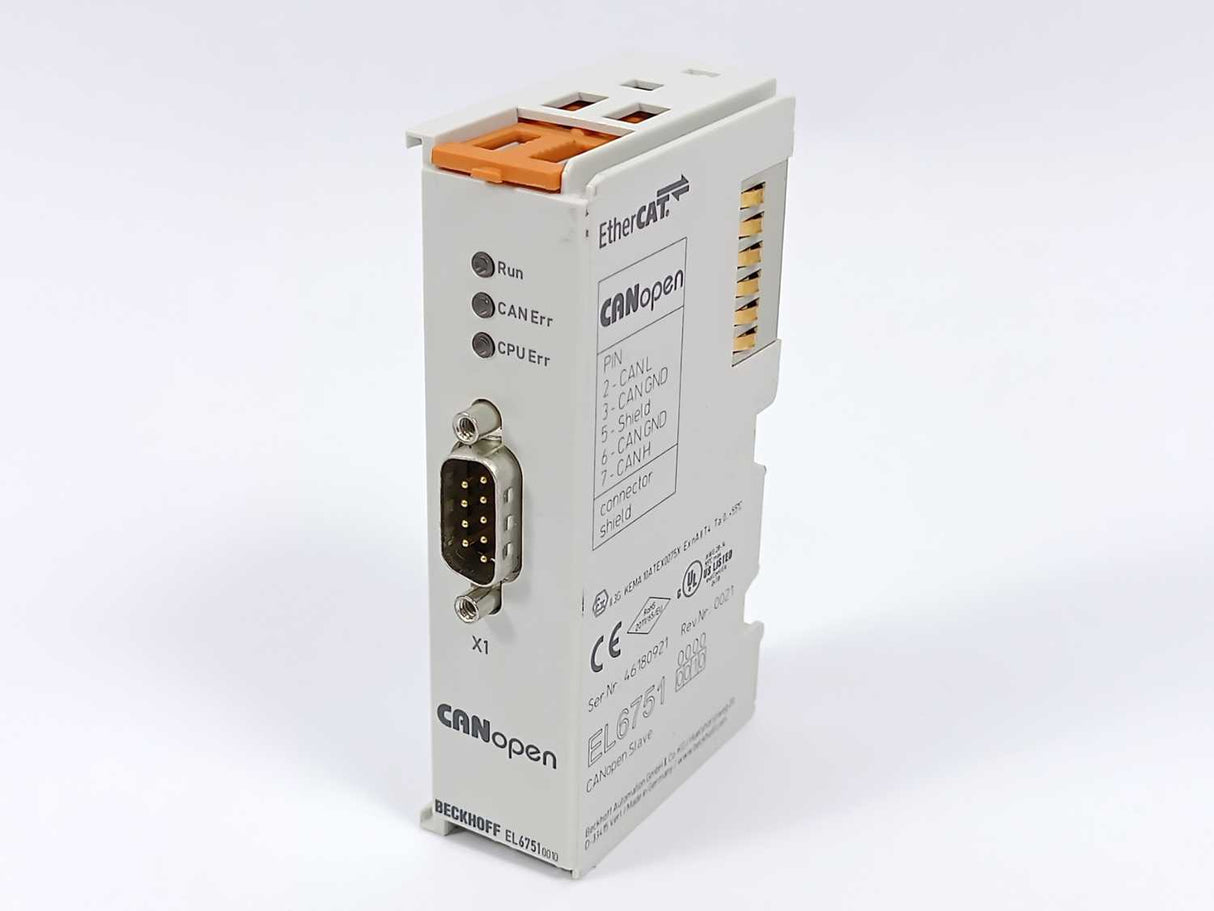 Beckhoff EL6751 EtherCAT Terminal CANopen