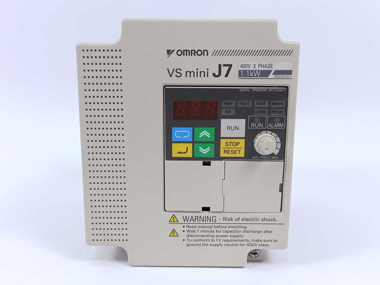 OMRON / YASKAWA CIMR-J7AZ40P7 VS Mini J7 Frequency Inverter 400V 3Phase 1.1kW