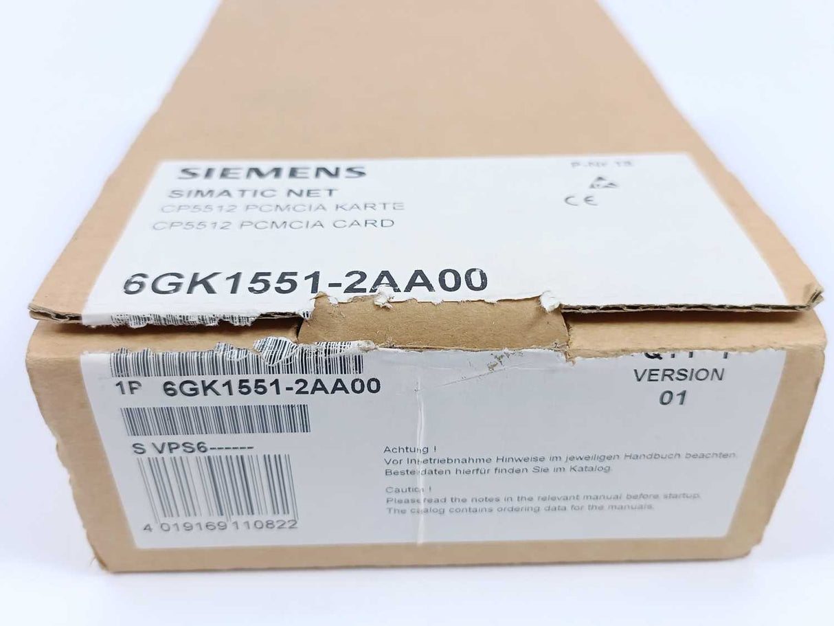 Siemens 6GK1551-2AA00 CP 5512 PCMCIA Card for PROFIBUS