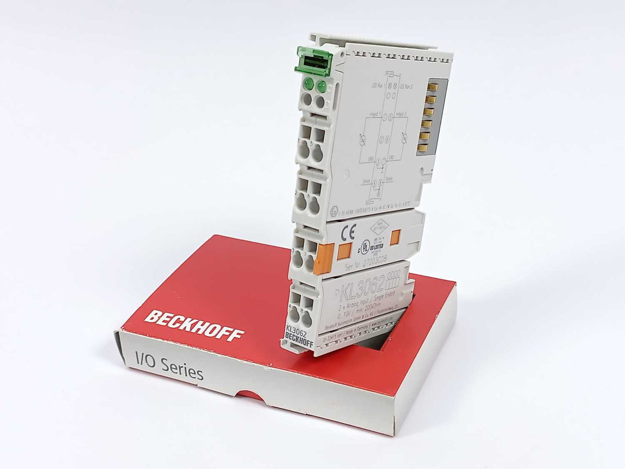 Beckhoff KL3062 2x Analog Input, Single Ended 0...10V / min. 200k0hm