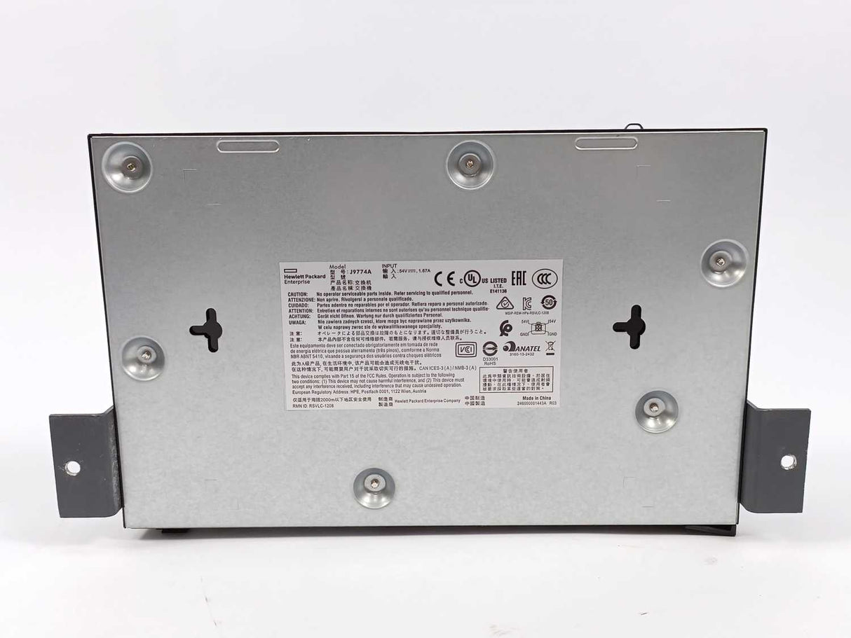 Hewlett Packard J9774A Aruba 2530-8G-PoE+ Switch w/ Power Cable