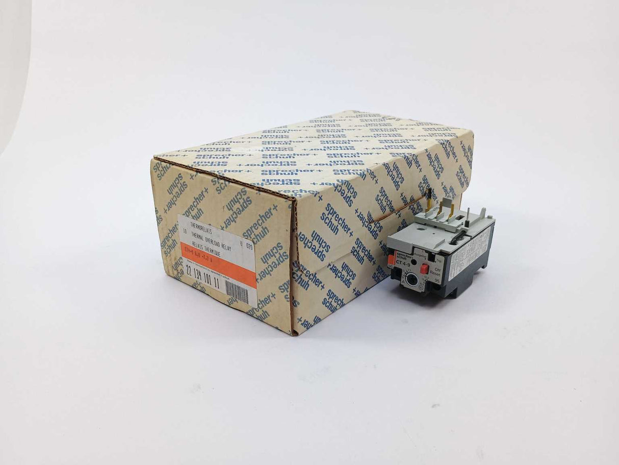 Sprecher+Schuh CT4-9 Thermal Overload Relay 6.0-7.7A 10 Pcs
