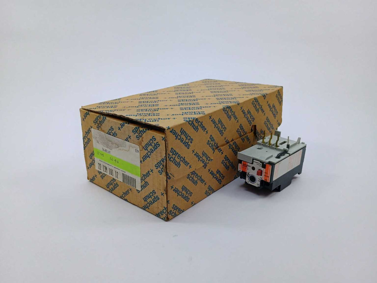 Sprecher+Schuh CT4-9 Thermal Overload Relay 7.5-9A 10 Pcs.