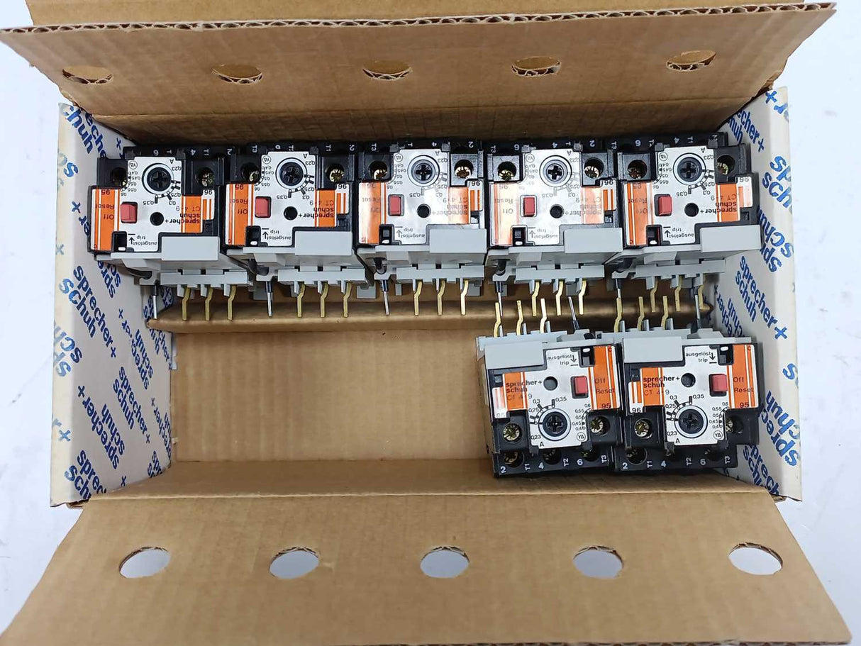 Sprecher+Schuh CT4-9 Thermal Overload Relay 0.23-0.35A. 7 Pcs.