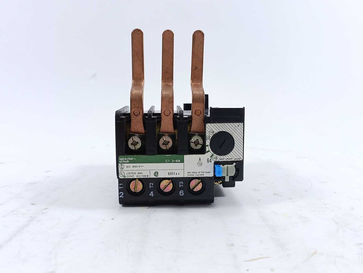 Sprecher+Schuh CT 3-68 22.702.101-26 Thermal Relay 64-68A