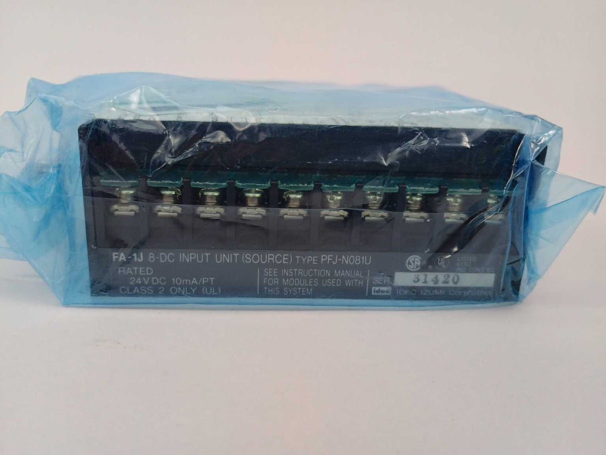 Idec PFJ-N081U  8-DC INPUT UNIT CPU Unit