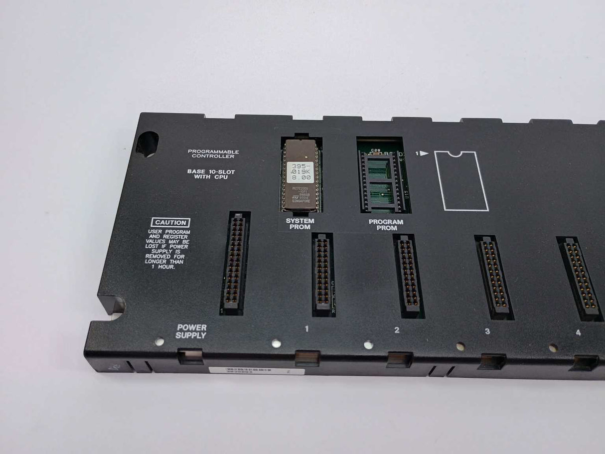 GE Fanuc IC693CPU323P BASE 10 SLOT WITH CPU