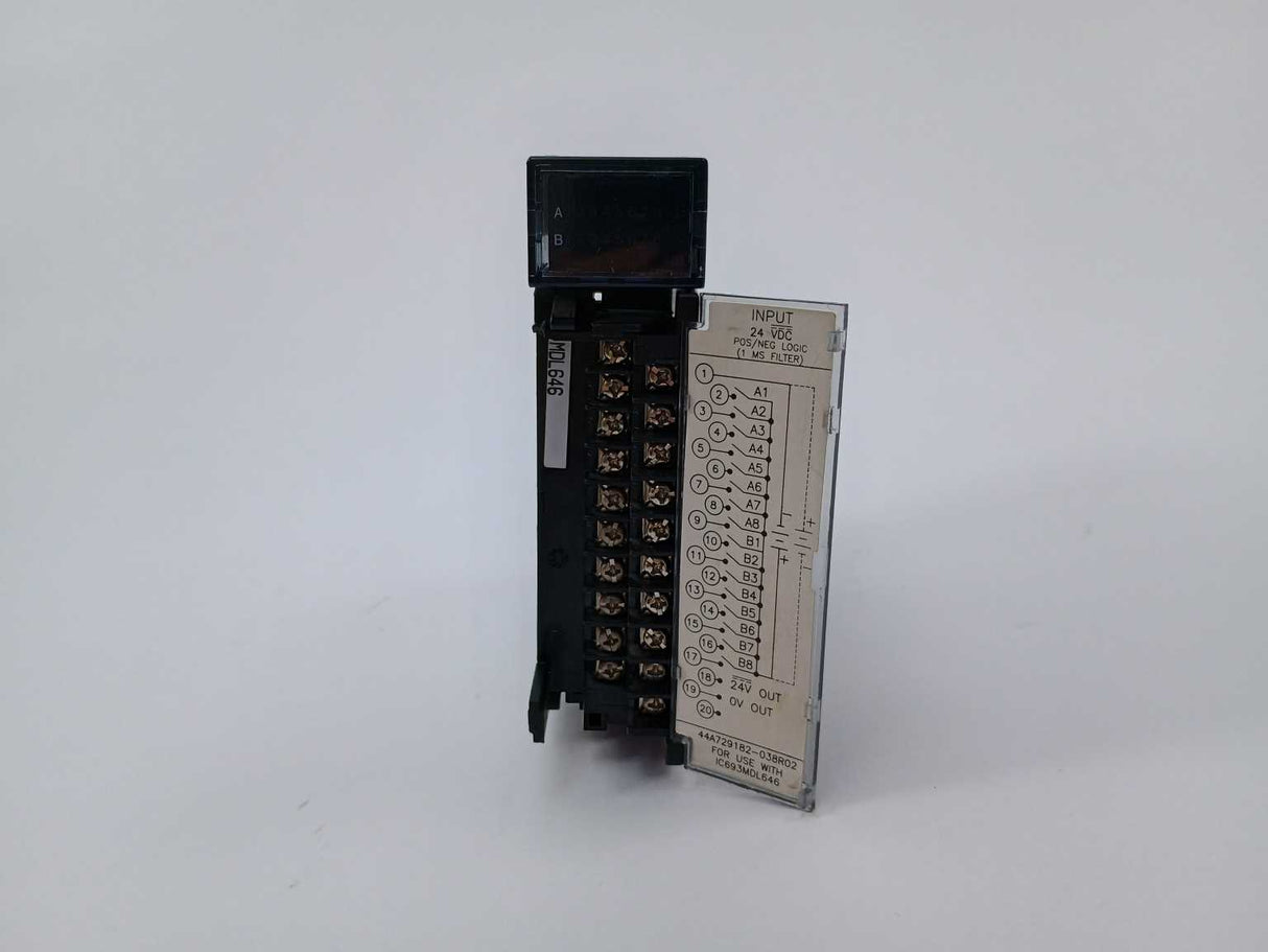 GE Fanuc IC693MDL646C INPUT 24VDC 16PT POS/NEG FAST