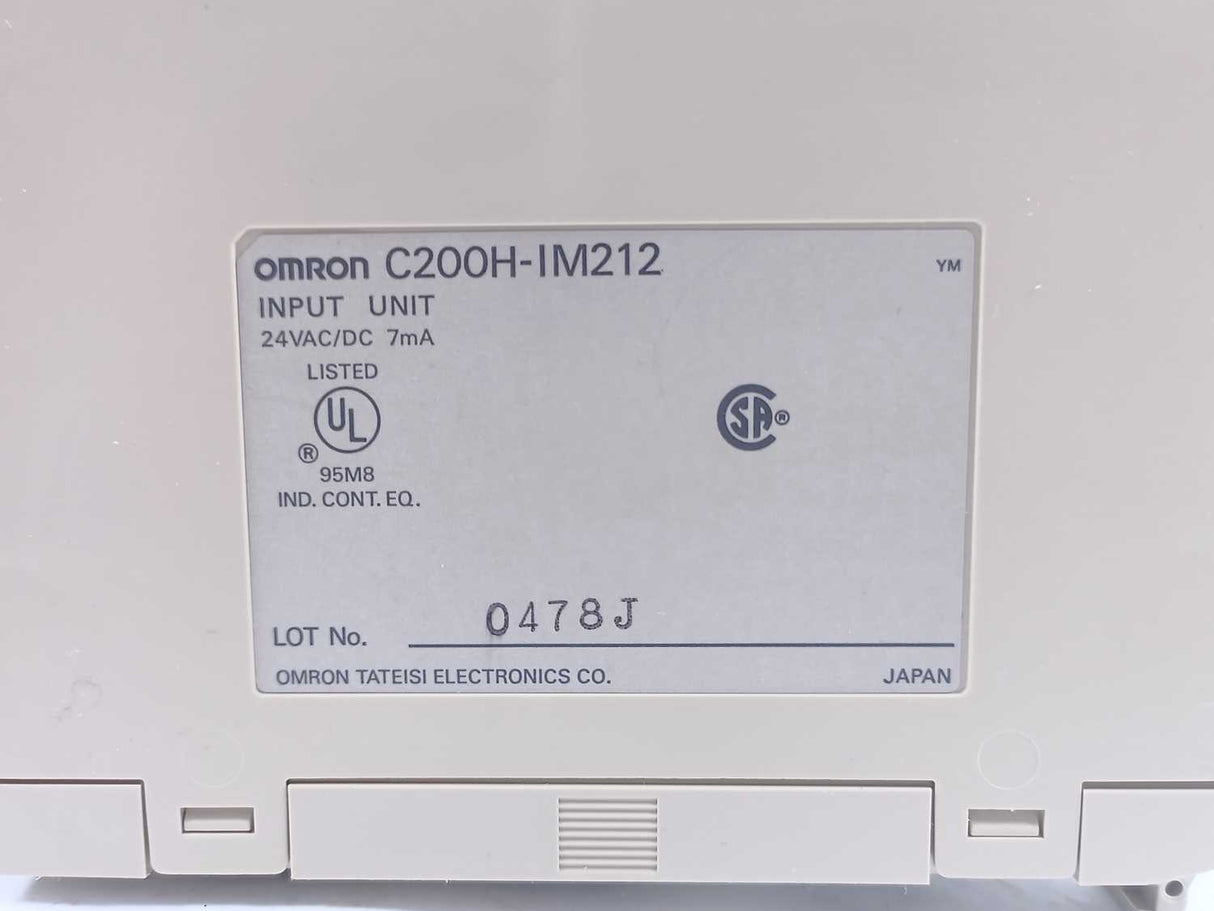 OMRON C200H-IM212 Programmable Controller