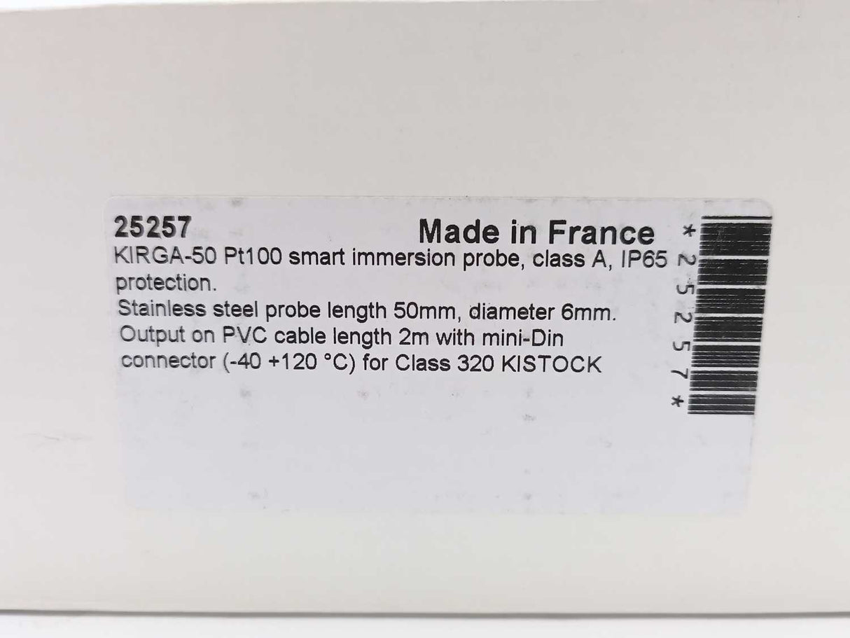 KIMO KIRGA-50 25257 Pt100 Immersion probe