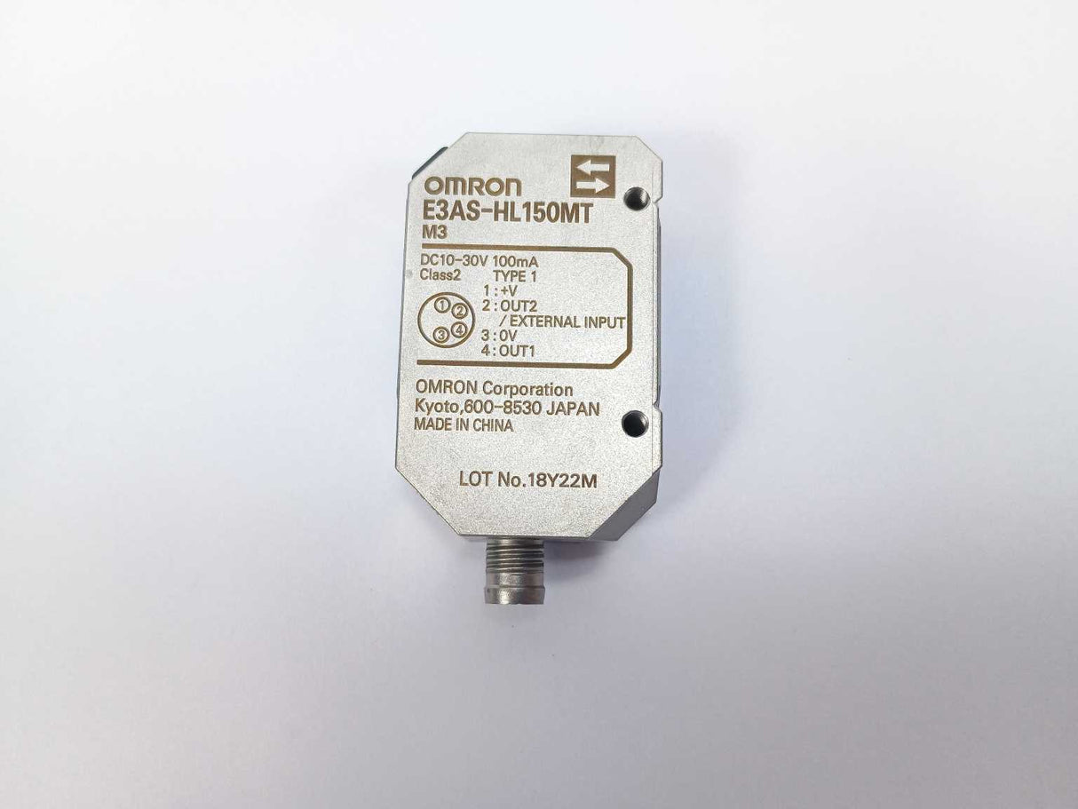 OMRON E3AS-HL150MT M3 Photoelectric Sensor