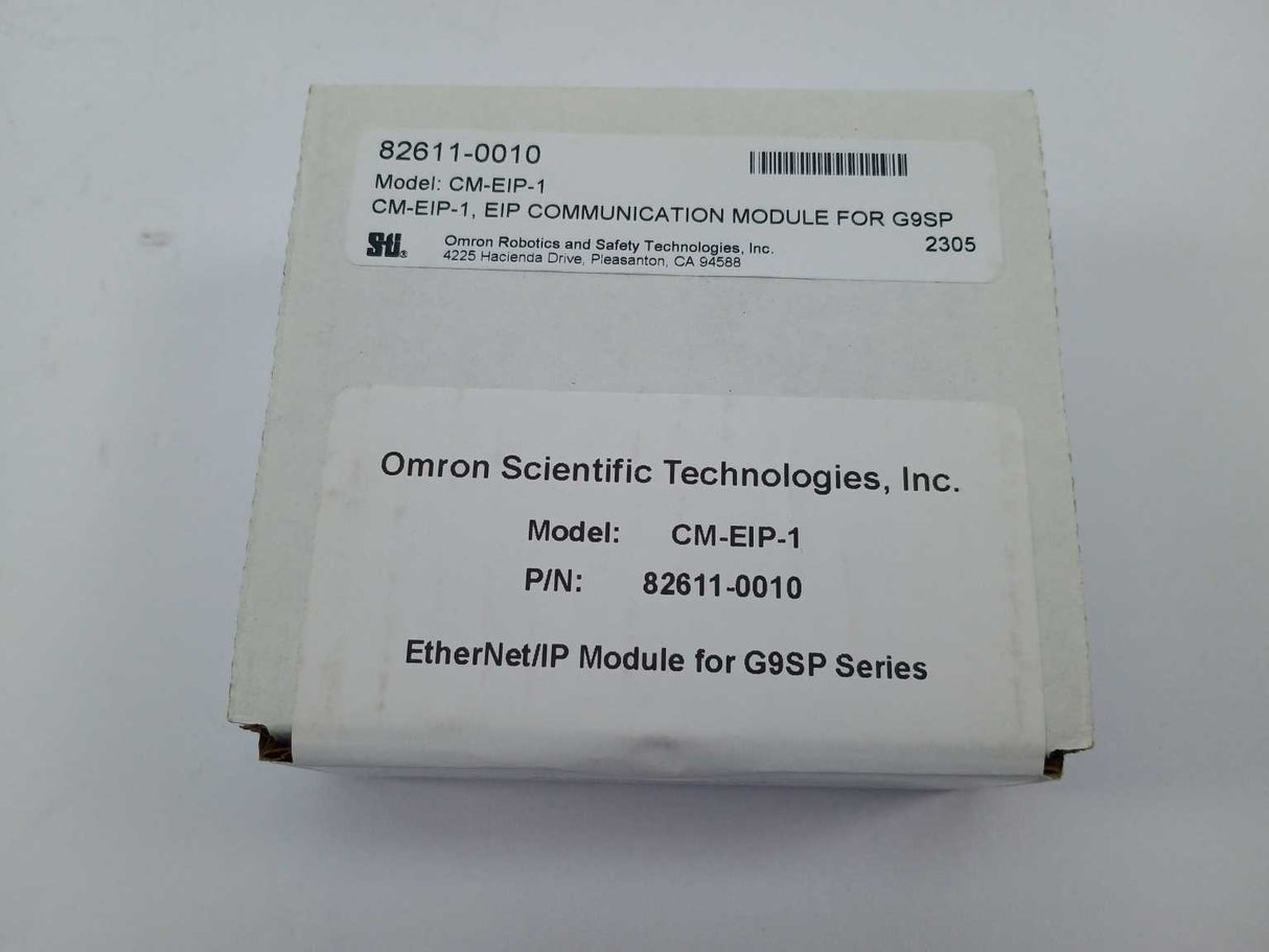 OMRON CM-EIP-1 82611-0010 EtherNet/IP Module for G9SP Series