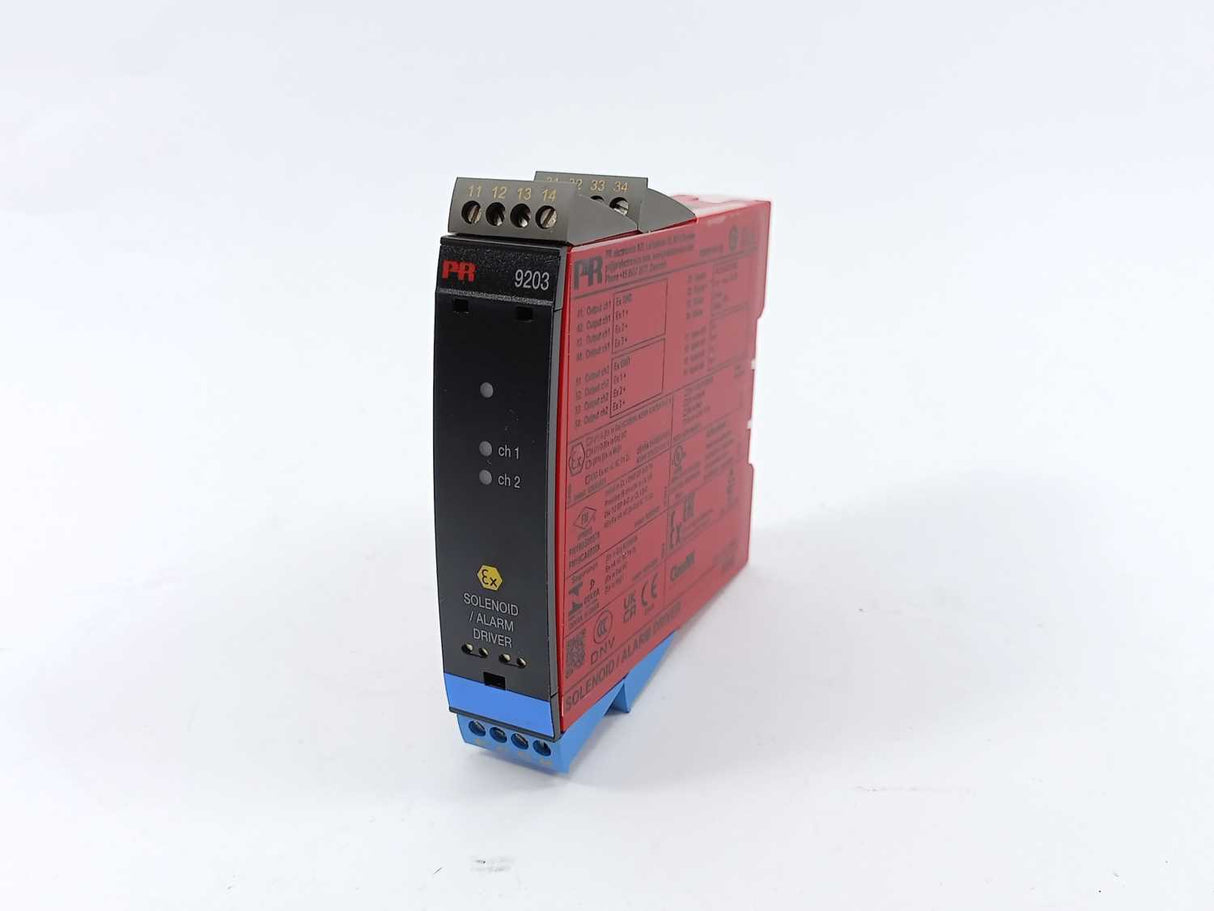 PR Electronics 9203B1B Ex Certified Solenoid / Alarm Driver