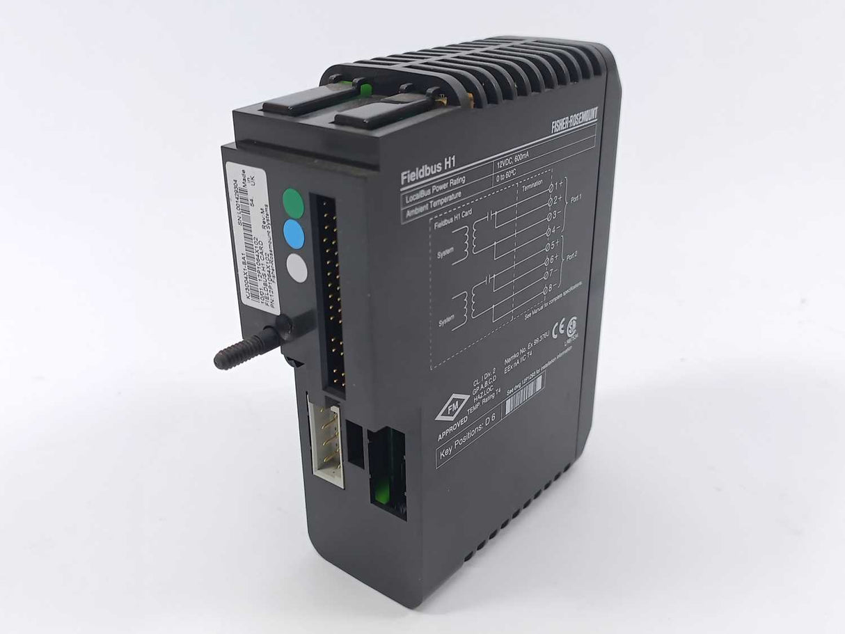 Fisher-Rosemount Systems 12P1064X102 KJ3004X1-BA1 Fieldbus H1 Module