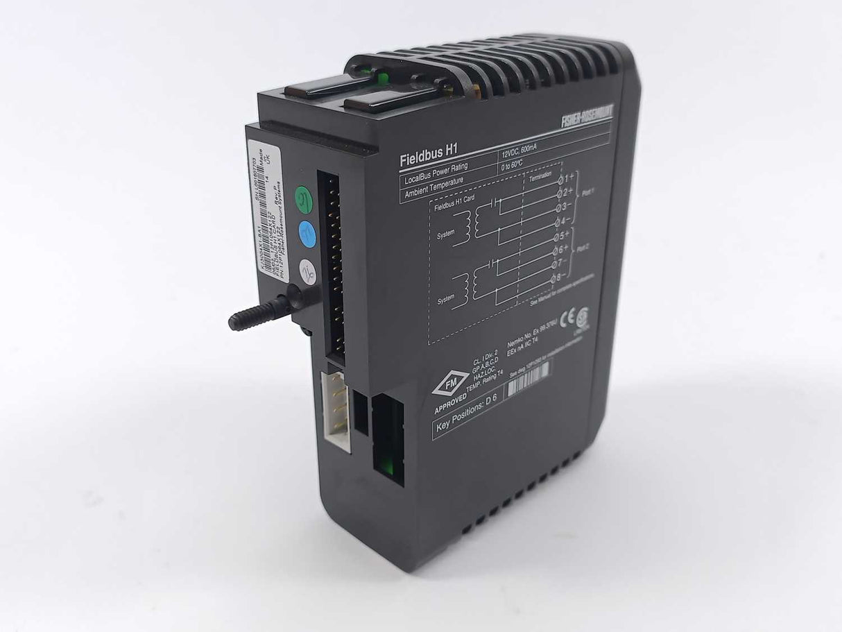 Fisher-Rosemount Systems 12P1064X122 KJ3004X1-BA1 Fieldbus H1