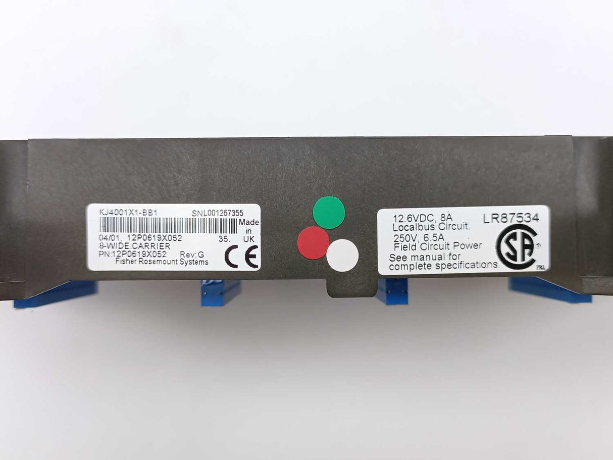 Fisher-Rosemount Systems 12P0619X052 KJ4001X1-BB1 8-Wide Carrier