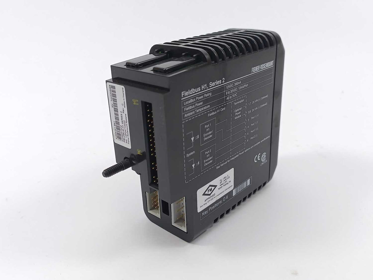 Fisher-Rosemount Systems 12P2471X022 KJ3242X1-BA1 Fieldbus H1 Series 2