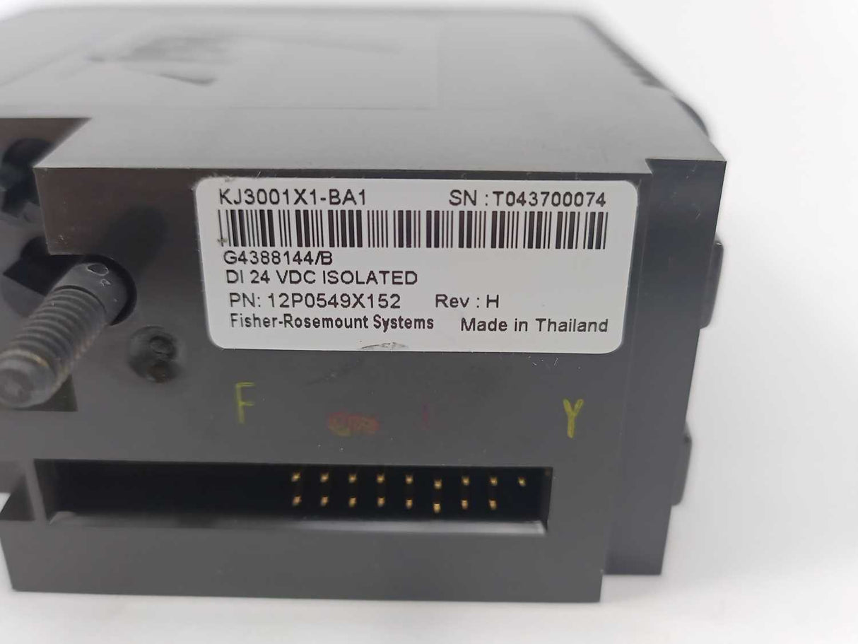 Fisher-Rosemount Systems 12P0549X152 KJ3001X1-BA1 DI 24VDC Isolated