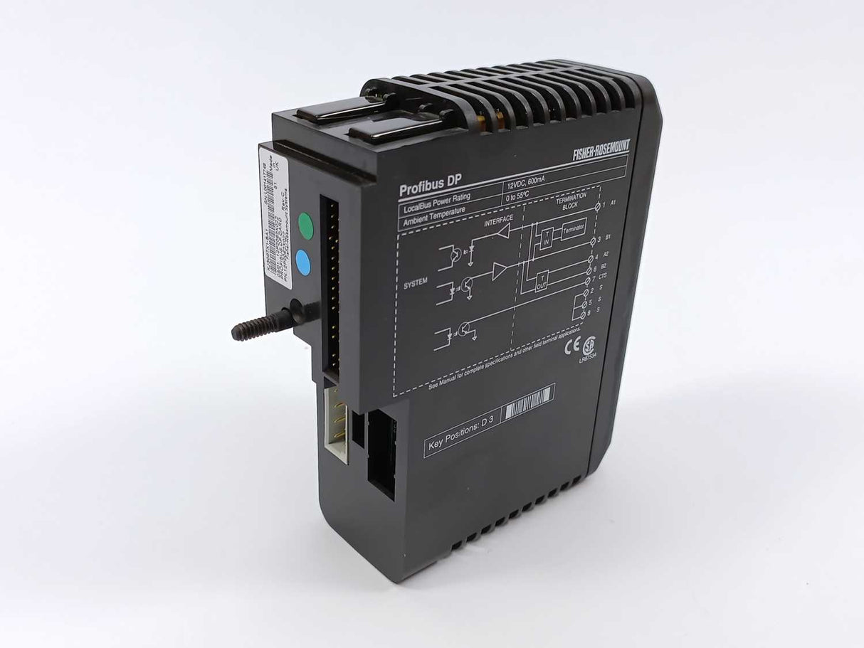 Fisher-Rosemount Systems 12P2062X022 KJ3007X1-BA1 Profibus DP