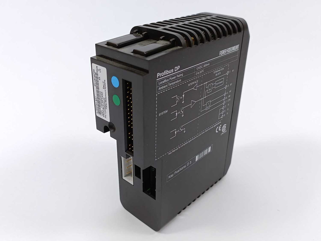 Fisher-Rosemount Systems 12P2062X022 KJ3007X1-BA1 Profibus DP
