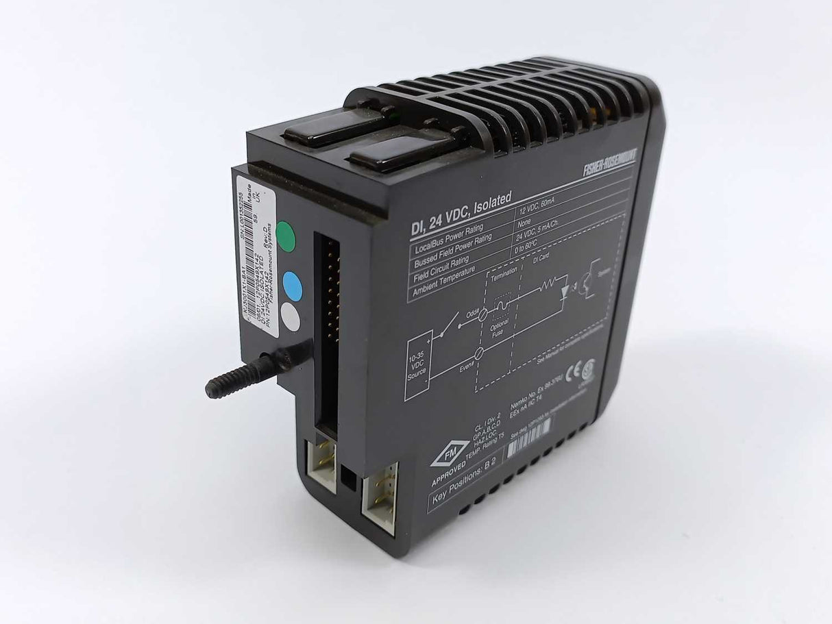 Fisher-Rosemount Systems 12P0549X142 KJ3001X1-BA1 DI 24VDC Isolated
