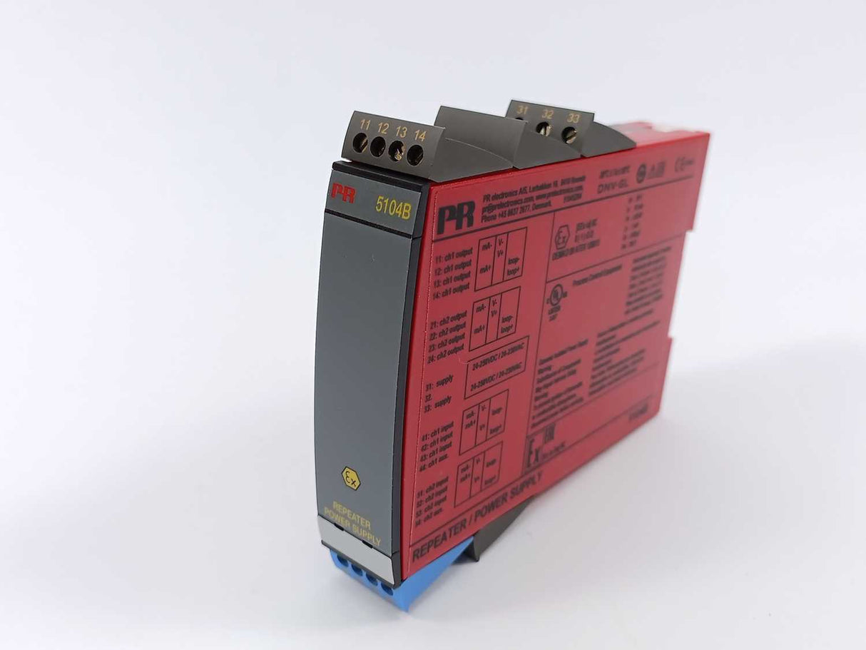 PR Electronics 5104B__A Ex Certified Single Channel Repeater/Power Supply