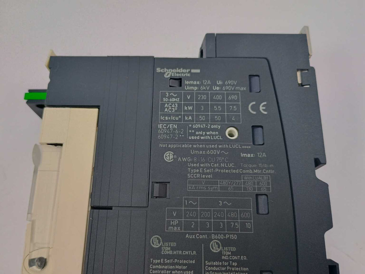 Schneider Electric LUB12 Power Base TeSys With LUCA1XBL, LUA1C20
