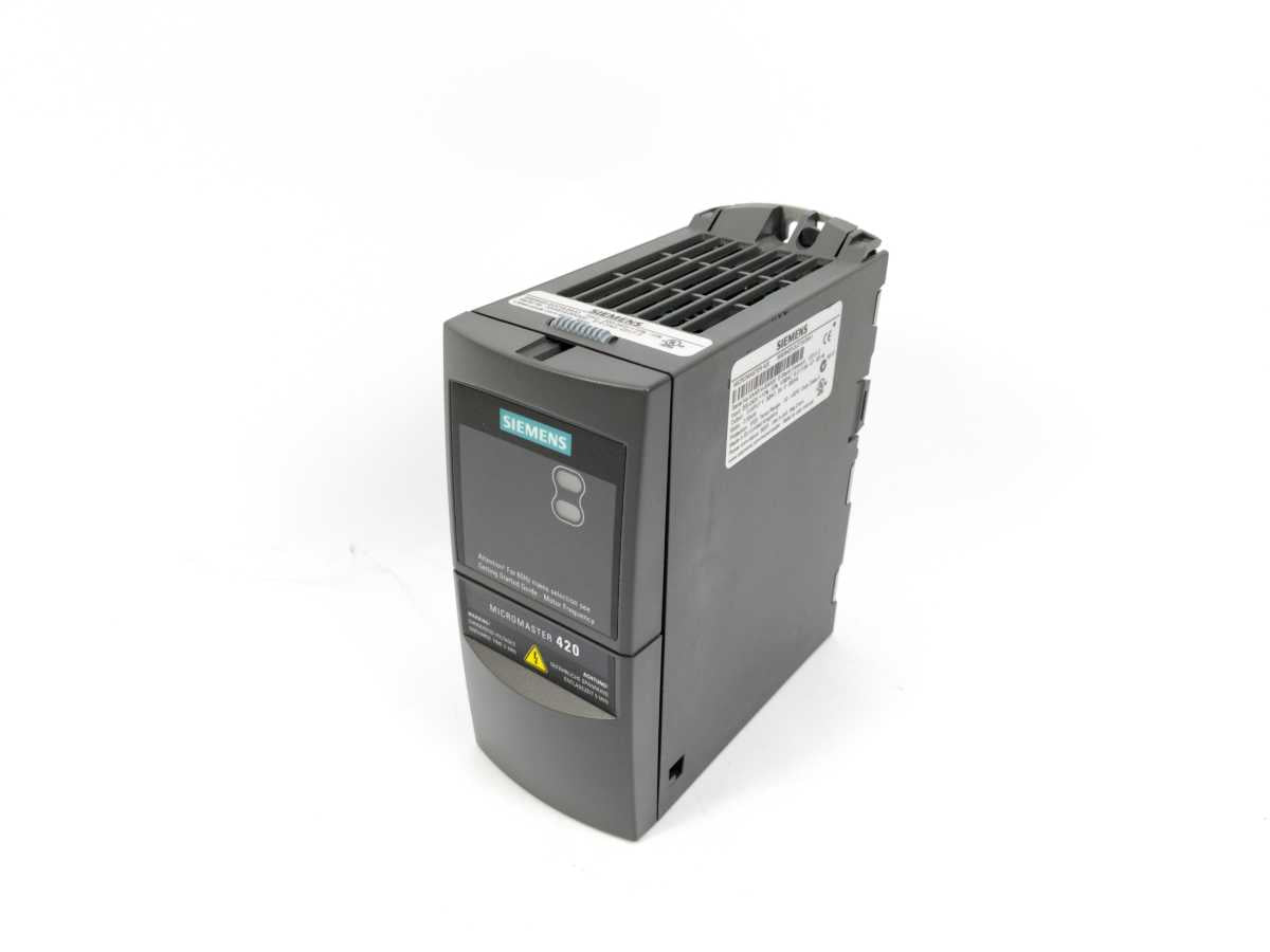 Siemens 6SE6420-2UC15-5AA1 Micromaster 420