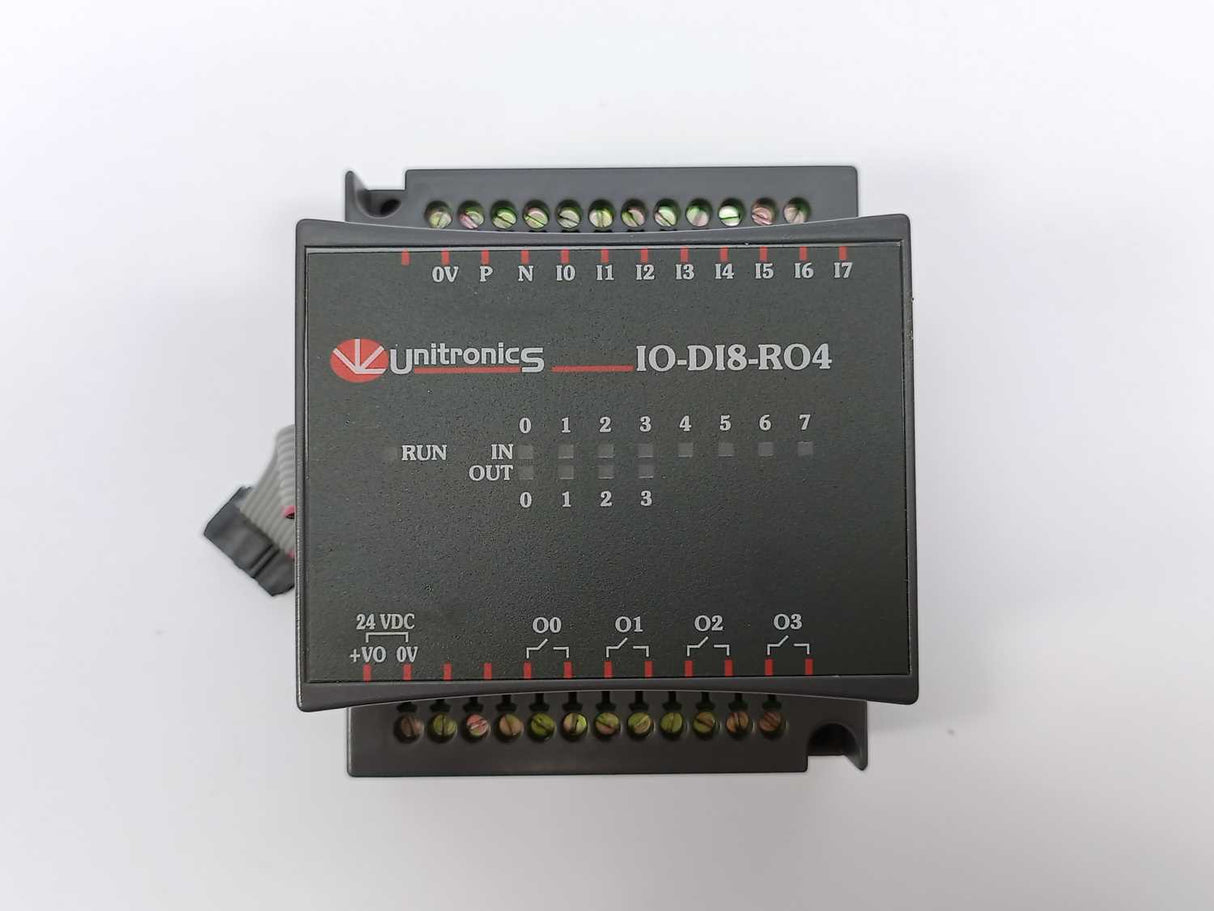 Unitronics IO-DI8-RO4 Expansion Module, Ver: 2.00