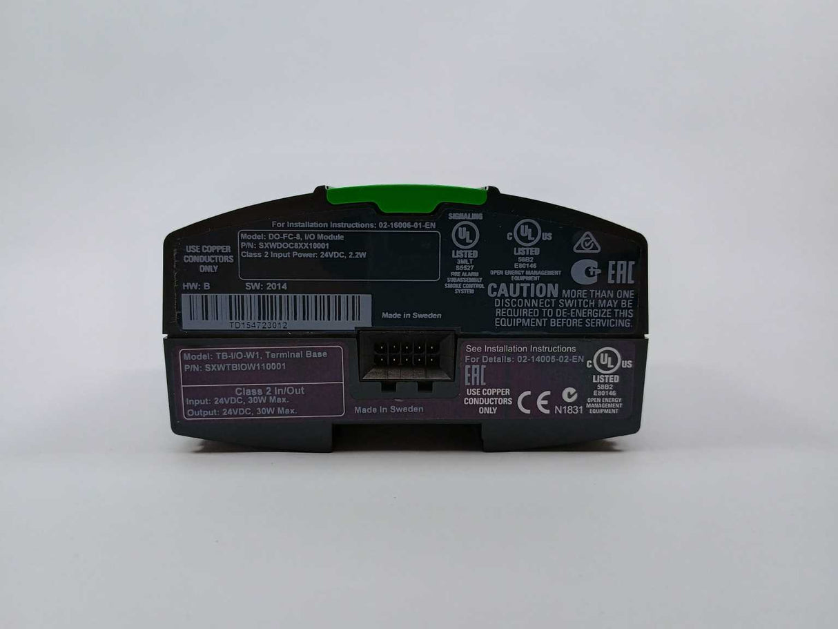 Schneider Electric SXWDOC8XX10001 DO-FC-8, Central I/O module W/TERMINAL BASE
