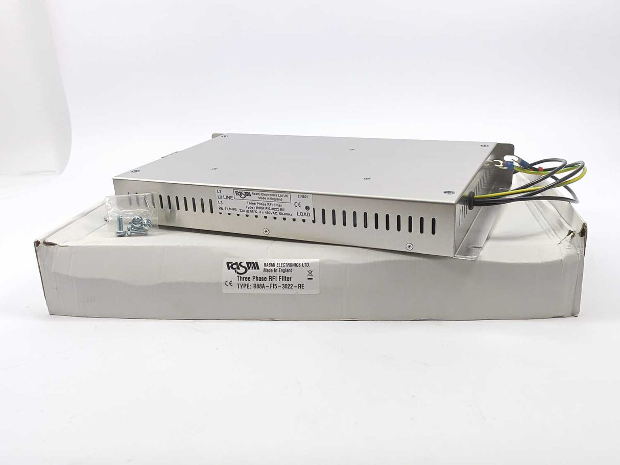 Rasmi Elcetronics R88A-FI5-3022-RE Three Phase RFI Filter