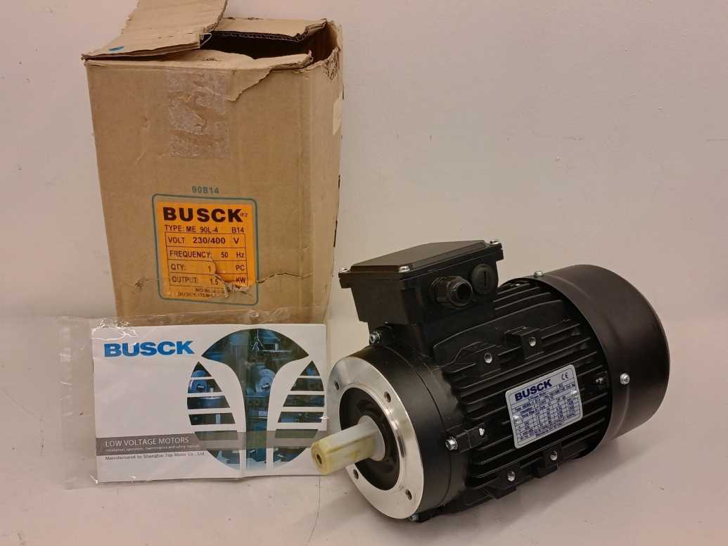 BUSCK ME90L-4 B14 3-Phase Motor. 1,5kW
