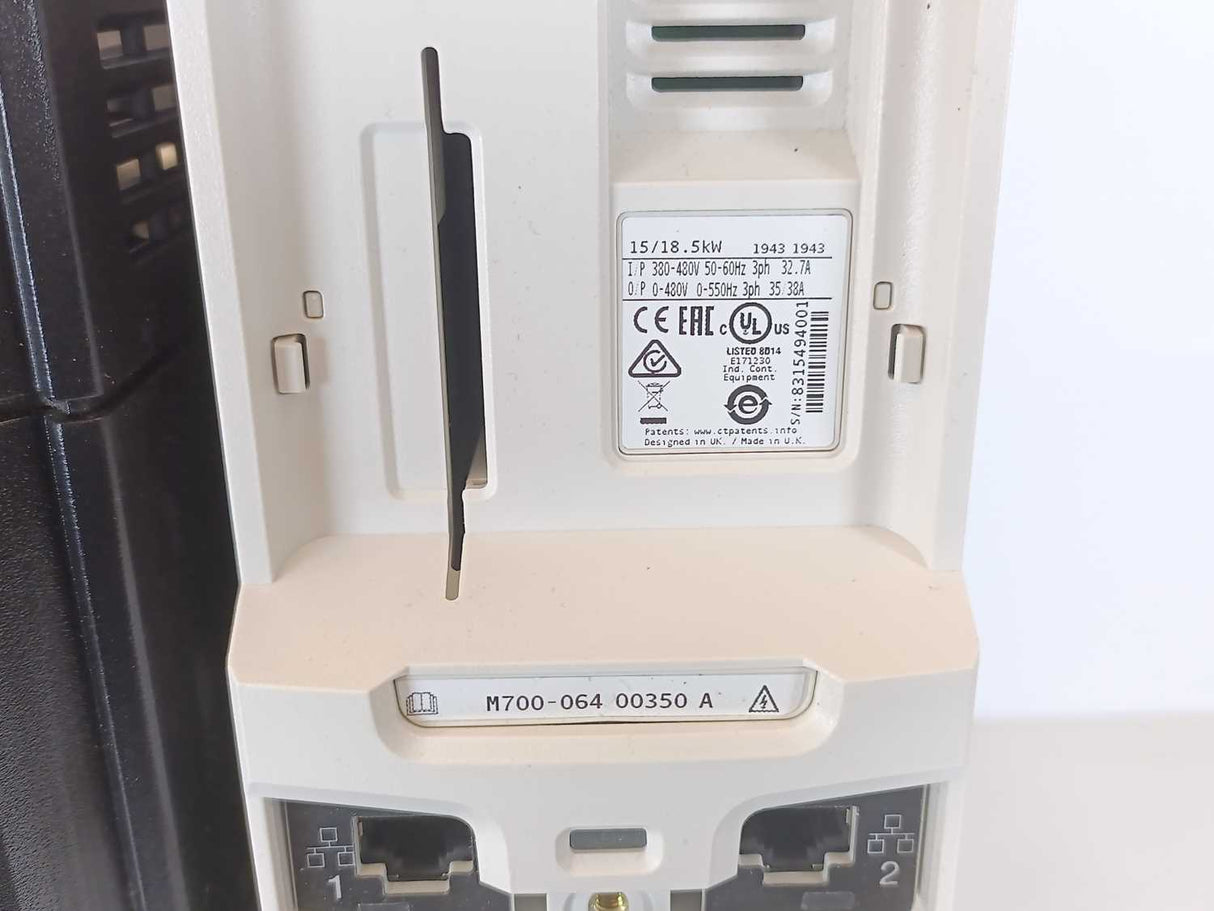 NIDEC / Control Techniques M700-06400350A Unidrive M Inverter Drive 15/18,5kW
