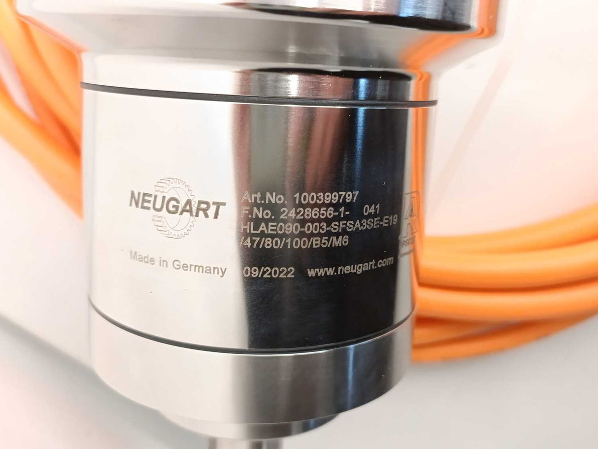 ABI 791549010 SMRS085B-5-25-00 0,5kW Servo Motor w/ Neugart 100399797 Gearbox